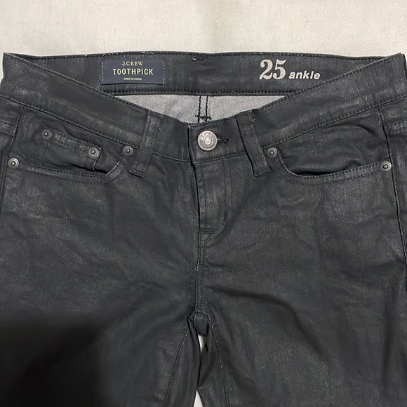 J crew Black ankle jeans. Like new - Picture 2 of 2